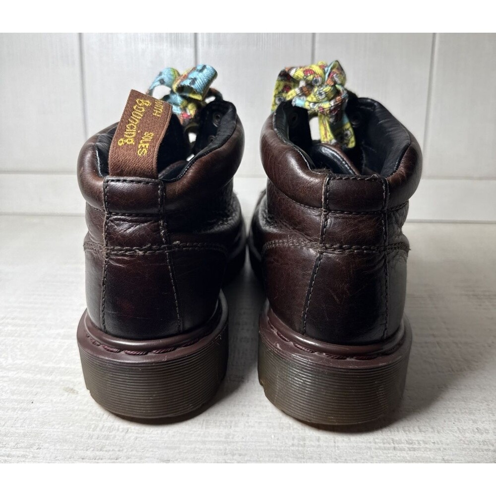 Vintage Dr Doc Marten's Boots Leather Brown 8287 England Grizzly Men's Size 8 - Picture 3 of 15